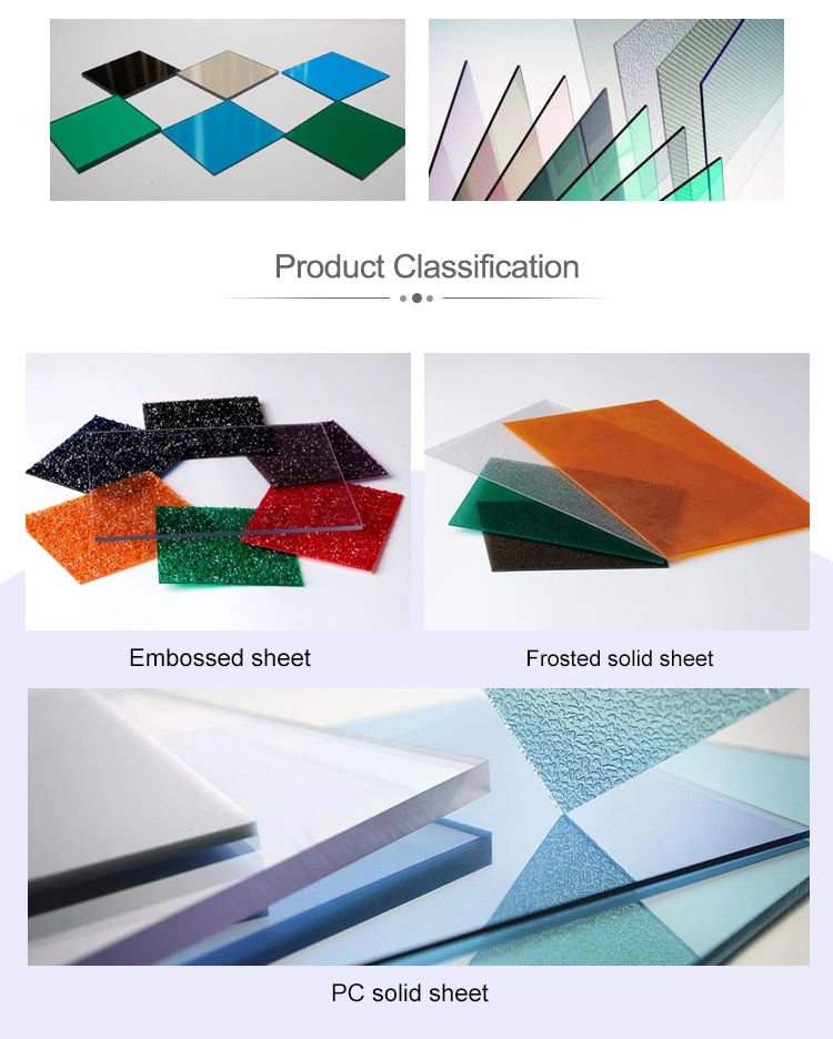 PC U/H Types Polycarbonate Profile Extruded Profiles Plastic Extrusion Factory